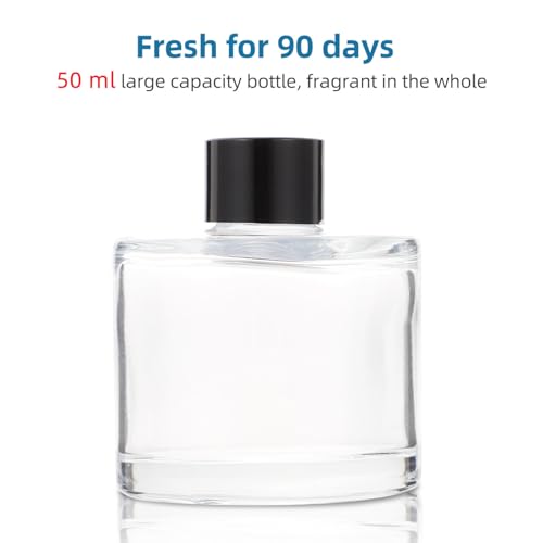 Botellas Difusoras de Aroma Reemplazables 50ml con Varillas Negras miniatura 3