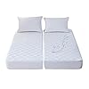 Waterproof Quilted Split King Mattress Protector Pad for Adjustable Bed Noiseless Fitted Mattress Cover Soft Padded Topper with Up to 16 Deep Pocket