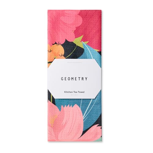 GEOMETRY Kitchen Tea Towels - Quick Dry Microfiber Dish Towels for Kitchen My Garden, 18" x 30" 1 Pack - image 1