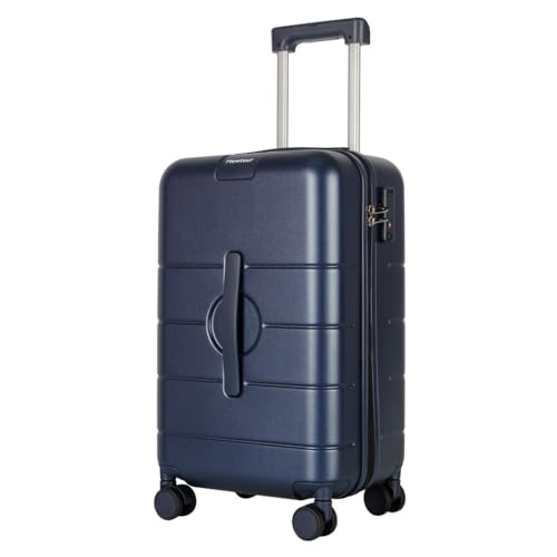 Mewtour 29 Inch Blue Hardside Spinner Luggage with 360° Rotate Double Wheels, ABS Material, Inside Handle Lock and Inside TSA Lock Suitcase