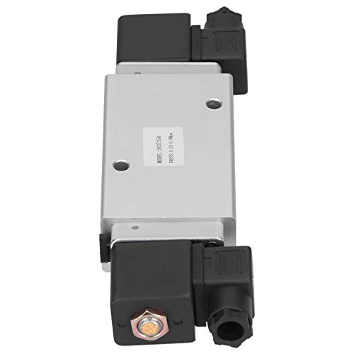 Électrovanne électrique à double bobine G1/2 pouces 5 voies antirouille