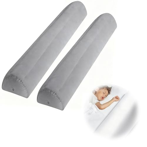 Chingcoo Set di 2 griglie gonfiabili per bambini, con pompa e borsa, per bambini e viaggi, colore grigio