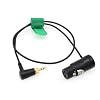 HangTon Mic Transmitter Audio Cable for Sennheiser SK 500 G4 Sony UWP D11 D21, Low-Profile XLR 3 Pin Female to Locking 3.5mm 1/8" TRS Right Angle 50cm #3