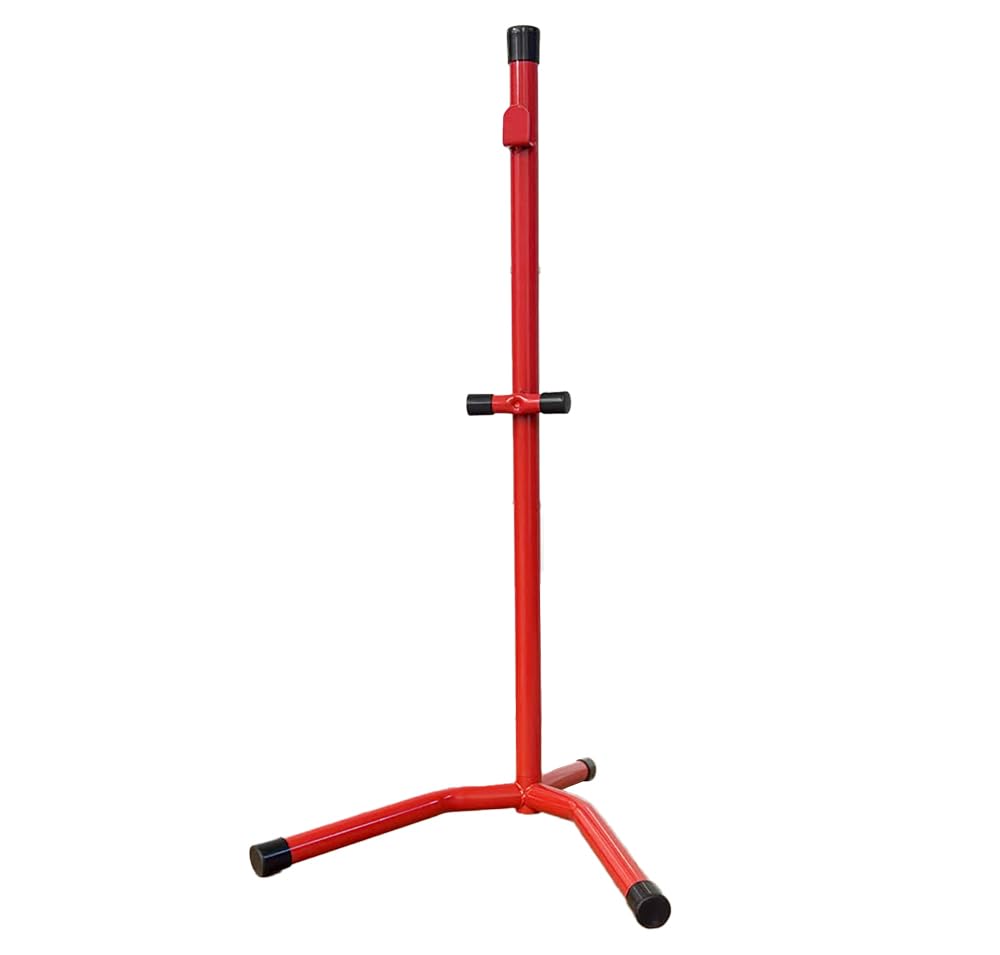 6kg Pulver Feuerlöscher mit Ständer und roter Schutzhaube mit Prüfnachweis und Manometer
