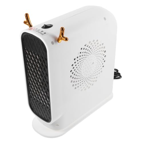 TOPPERFUN Calentador de Eléctrico Portátil Calentador Pequeño de Escritorio con Control Termostático Oficina y Hogar y Práctico