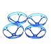 Pièces de rechange RC 4 pièces 2 pouces hélice Pc anneau de protection canard 3.28G pour moteur sans balais 11Xx Kit de cadre de course Rc Fpv Whoop - bleu clair ( Color : Clear Blue )