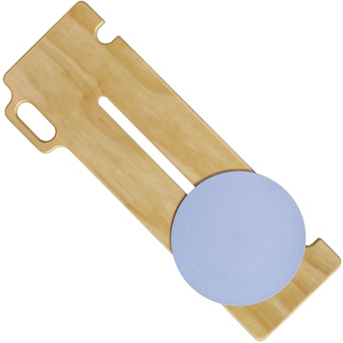 Transfer Board Patient Slide Assist Device for Transferring Patient Elderly, and Disabled from Wheelchair to Bed, Toilet, Bathtub, Sliding Boards Platform with Single Handle (30" x 12" x 0.7