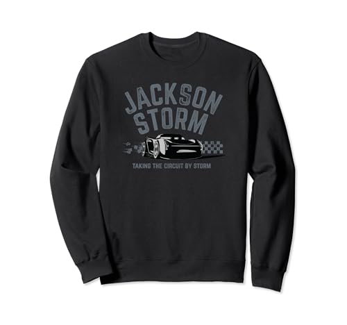 Sweat-shirt Disney Pixar Cars imprimé Jackson Storm Taking The Circuit avec motif résistant
