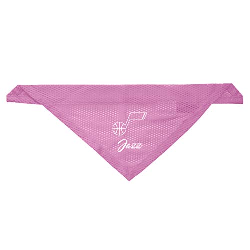 Littlearth Utah Jazz Dog Cat Mesh Jersey Bandana Pink L/XL