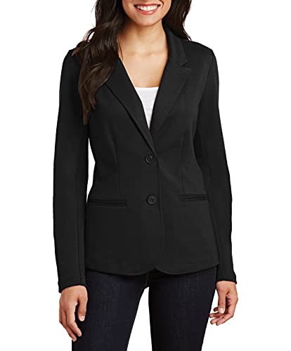 JustBlanks Womens Work Jackets Blazers Long Sleeves Knit Blazer