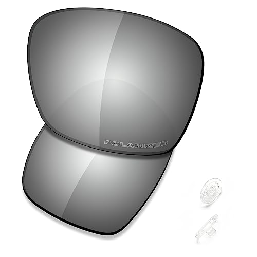 Image of SAUCER Premium Replacement Lenses & Nosepads for Oakley Plaintiff Squared OO4063 Sunglasses
