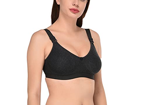 Image of Viral Girl Cotton Hosiery Women's Bra | Non-Padded Wire-Free Design with Adjustable Straps | Full Coverage Comfortable Bra | Soft Stretchable Fabric for All Day Support