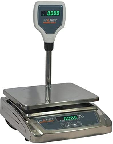 Image of MONET Weighing Scale With Pole | Green Display Light | For Industrial And Commercial Use | Weight Limit 30kg