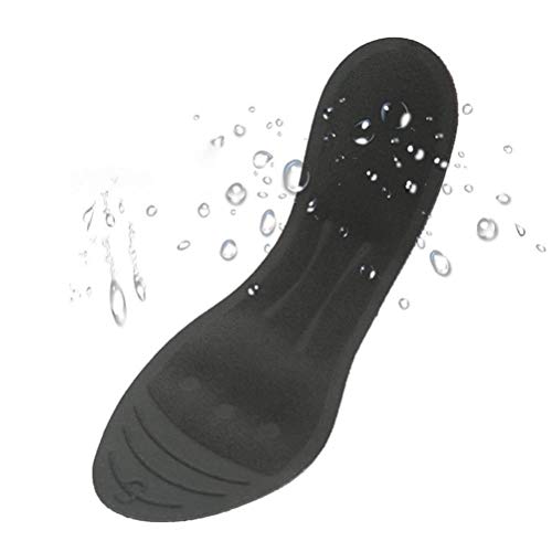HEALLILY Palmilhas de gel líquido de glicerina para massagem absorvente de suor, almofada para pés à