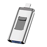Diseño multiinterfaz: la memoria con puerto i-Phone, USB 3.0, micro USB, compatible con iPhone, computadora y otros dispositivos con puertos USB, puede transferir datos entre varios dispositivos, completar fácilmente el intercambio de datos.