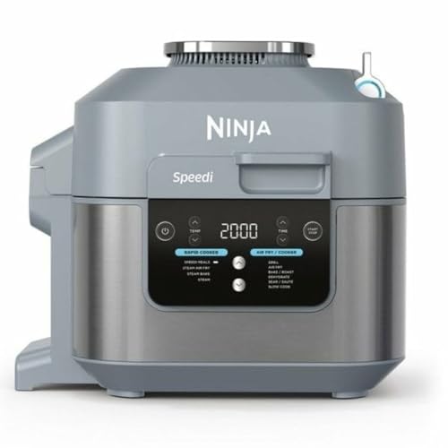 Ninja Speedi 10-in-1 Rapid Multi Cooker and Air Fryer, 5.7L, Meals for 4 in 15 Minutes, 10 Functions, Fry, Steam, Grill, Bake, Roast, Sear, Slow Cook & More, Gift for...