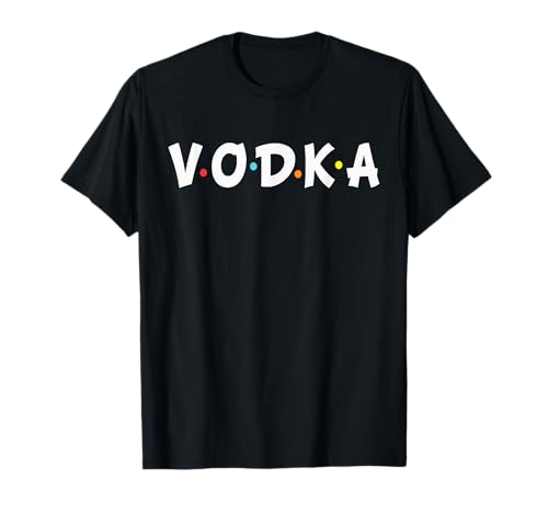 Russian Vodka Shirt Bartender Tee Alcohol Lovers Gifts T-Shirt