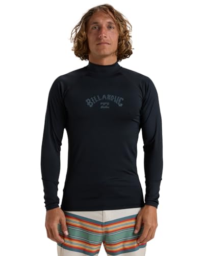 Billabong Men's Arch Performace Fit Long Sleeve Rashguard 50+ Uv Protection