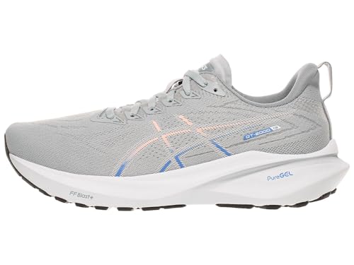 ASICS ���f�B�[�X GT-2000 13 �����j���O�V���[�Y, �s�G�����e�O���[/�z���C�g�B, 10.5 Wide