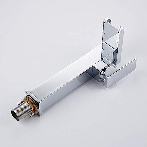 Robinet de douche cascade monotrou avec commande fluide en chrome brillant - 6