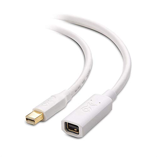 Cable Matters Mini DisplayPort Extension Cable (Mini DP Extension Cable) in White