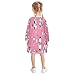 Vozoza Cartoon Soccer Sport Girls Long Sleeve Dress Winter Dresses Toddler Girl Outfits Fashion Clothes Size 7-8 Multicolor