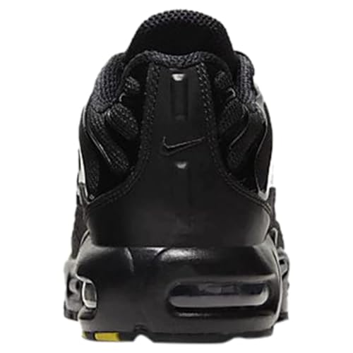 Nike Air Max Plus Little Kids' Shoes (CD0610-001, Black/Black-Black) Size 23