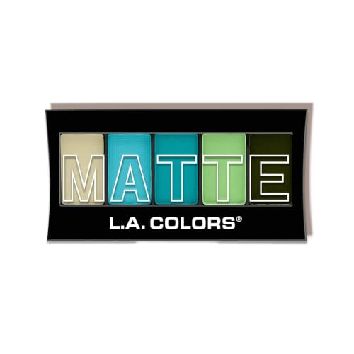 Image of LA COLOR 5 COLOR MATTE EYESHADOW (Teal Argyle) by LA Color