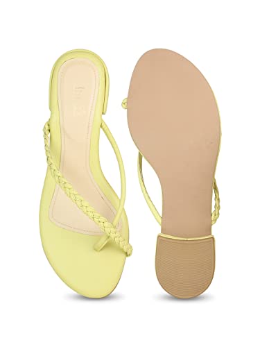 Image of Inc.5 womens 101000 Yellow Sandal