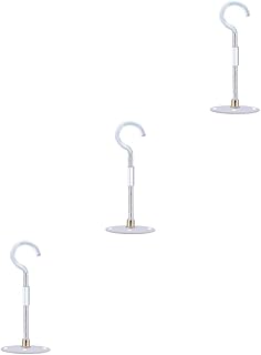 Zerodeko Ceiling Hooks 12 pcs Upside Down Hook Ceiling Hook Plant Hangers Decorative Ceiling Tiles Heavy Duty Hangers