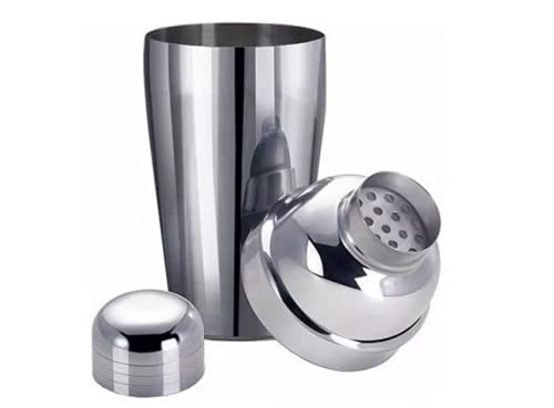 Kit Inox Caipirinha Drinks Coqueteleira Dosador Socador