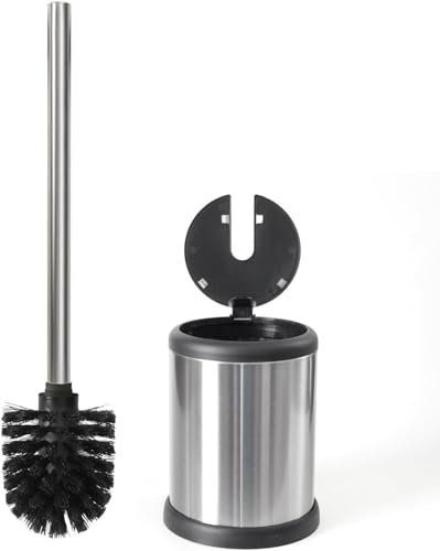 Catálogo para Comprar On-line Escobillas y portaescobillas de inodoro de esta semana. 49 Timotech Escobilla de Inodoro de Acero Inoxidable con Tapa, Cepillo de Limpieza para Baño, Limpiador de Inodoros, Cepillo de Inodoro, Decoración de Baño (1, Negro) (1 Pieza,...