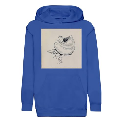 Sweat enfant coquillage avec capuche pull idéal pour l'école et le parc