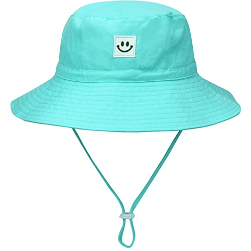MaxNova Baby Sun Hat Smile Face UPF 50+ Toddler Bucket Hat for Boys Girls 0-7 Years