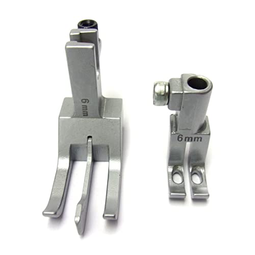 Aguja doble con guía central para máquina de coser Durkopp Adler 69 267 269 (tamaño del calibre de aguja: 10 mm)