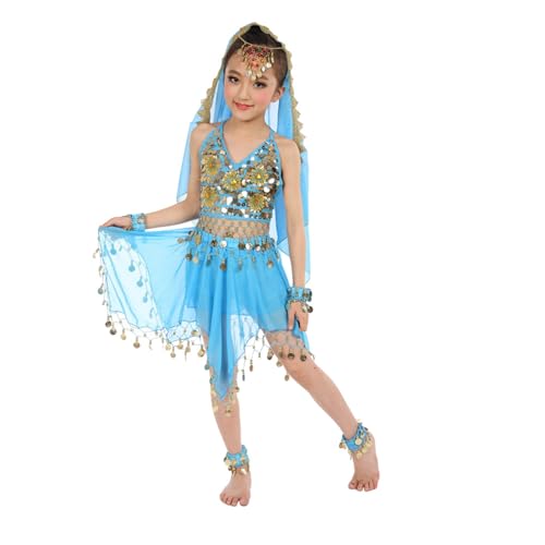 Space Girl Alien Kostüm Für Mädchen - Glitzer Tanzkleid Mit Haarreif