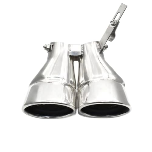 Silencieux d'échappement pour Benz W203 embouts de pots d'échappement C200 argent