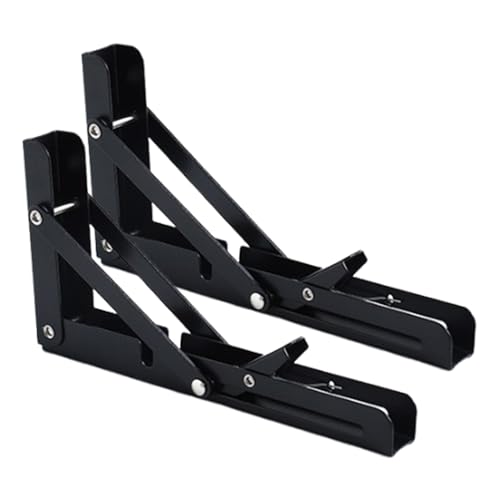 Soporte plegable con cremallera para estantería, robusto soporte plegable para caravanas, herramienta de apoyo con gran capacidad de carga para garaje, remolque, balcón, cocina y negocios