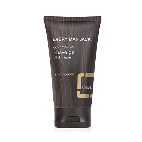 Every Man Jack Shave Gel, Sandalwood, 5.0-ounce
