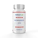 Methyl-Life Purest L-Methylfolate 10 mg Pharmaceutical Grade Professional Strength Active Folate - 3 Months Supply. Chewables. Non-GMO. Gluten Free Methylfolate Test