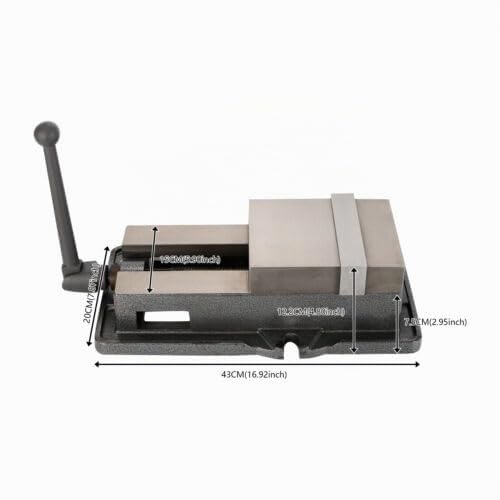 PräZisions - Tornillo de banco de banco de trabajo para máquinas de banco de trabajo, juego de accesorios, alicates planos con fijación en ángulo, cierre de pinza de alta precisión, montadores