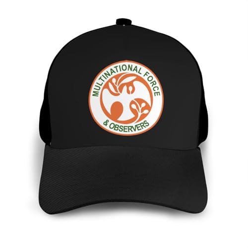 Multinational Force and Observers Bonnets Curved Brim Mesh Baseball Cap Casual Sun Hat Unisex3