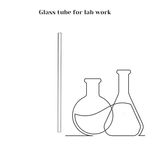 Image of 12 inch Glass Blowing Tubes 12mm OD 2mm Thick, 8 Pack Borosilicate Glass Tubing