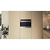 Whirlpool WMW47HMXI Forno a Microonde da Incasso Combinato con Grill, 40 Litri, 900 Watt, 60 cm, Funzione Crisp, Tecnologia 6° Senso, JetDefrost 3D, colore Nero e Acciaio Inox