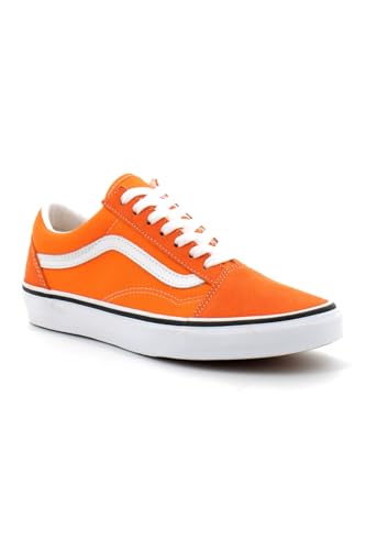 Vans Vans Old Skool Mens Shoes Size 4.5, Color: Orange Tiger/True White