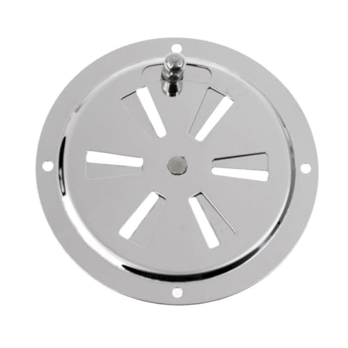 IWOWHERO Stainless Steel Louvered Vent 4 Inch Boat Accessory Marine Hinge Vent Cover Side Knob