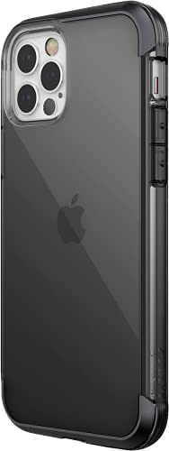 【RAPTIC】 iPhone13Pro Max 対応 ケース クリア 米軍 MIL 規格 取得 透明 スマホケース 耐衝撃 クリア アルミ × PC × TPU 衝撃 吸収 ハード カバー 対衝撃 携帯ケース [ Apple iPhone13ProMax iPhone 13 Pro Max アイフォン13プロマックス 対応 ] Air スモーク