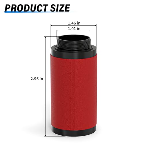 Tailonz Pneumatic LX RED 0.01 Micron Red Filter Cartridge Replacement Kit For Industrial 3 And 4 Stage Filters thumb #1