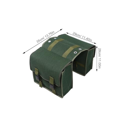 Bolsa Sillín Moto Lona Resistente y Ajustable para Equipaje 2