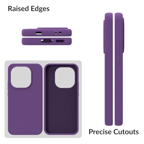 Image of SPRIG Compatible with IQOO 15 5G SilkTone Silicone Back Cover Drop Tested Shock Proof Mobile Case for Men, Women, Boys and Girls with Camera Protection (Purple)